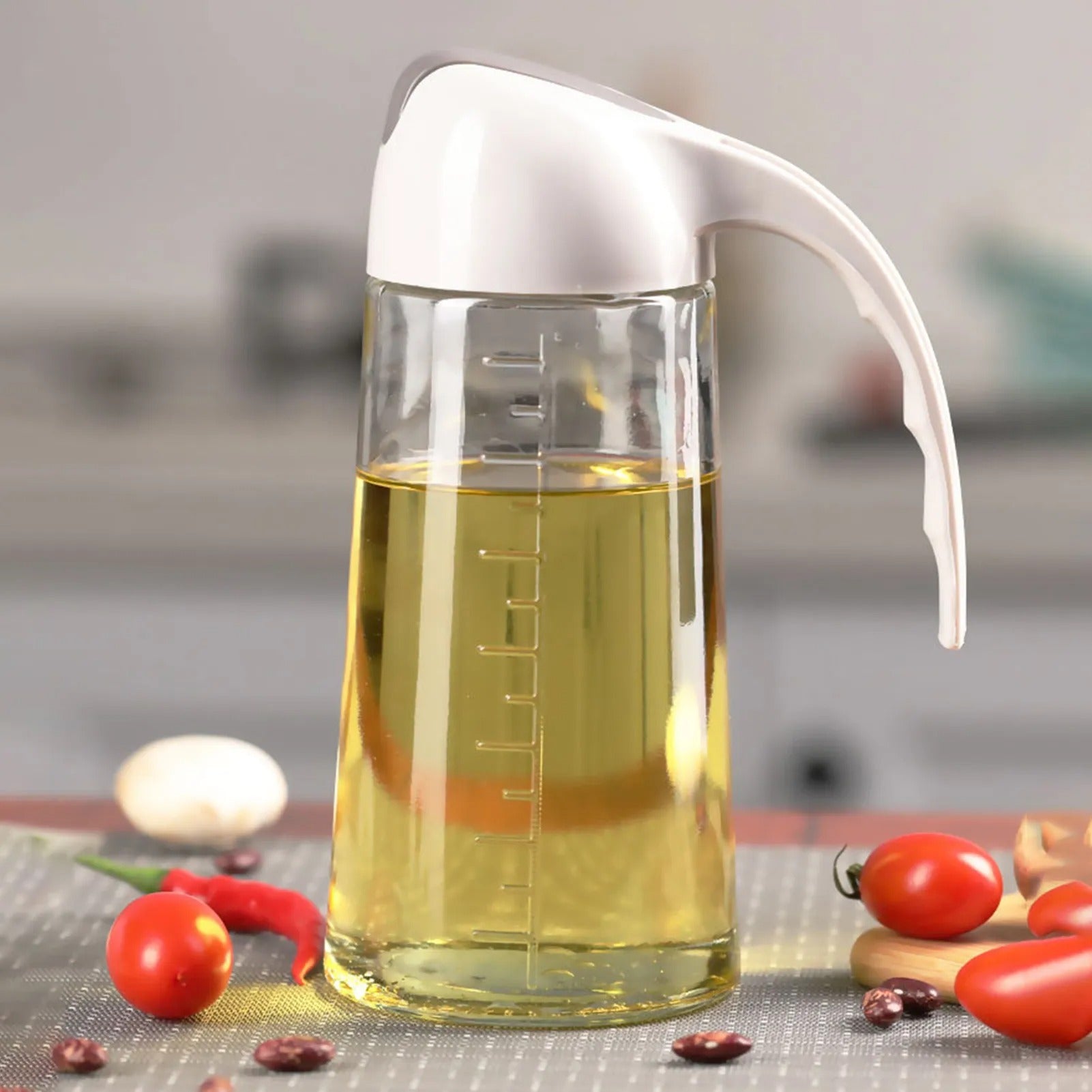 Glass Oil Sprayer & Dispenser 2 in 1 Look and Took