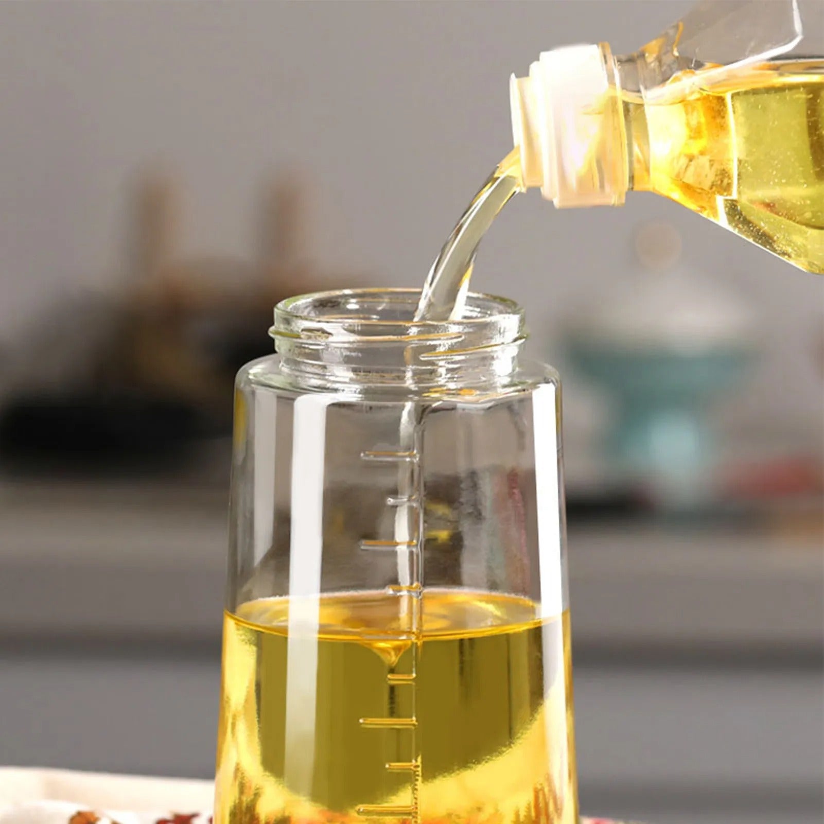 Glass Oil Sprayer & Dispenser 2 in 1 Look and Took