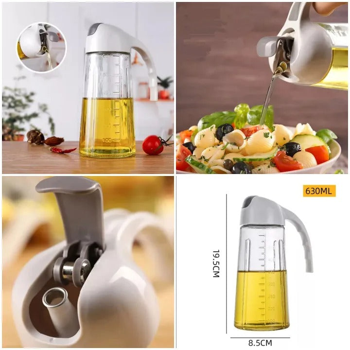 Glass Oil Sprayer & Dispenser 2 in 1 Look and Took