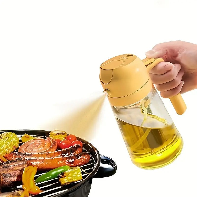 Glass Oil Sprayer & Dispenser 2 in 1 Look and Took